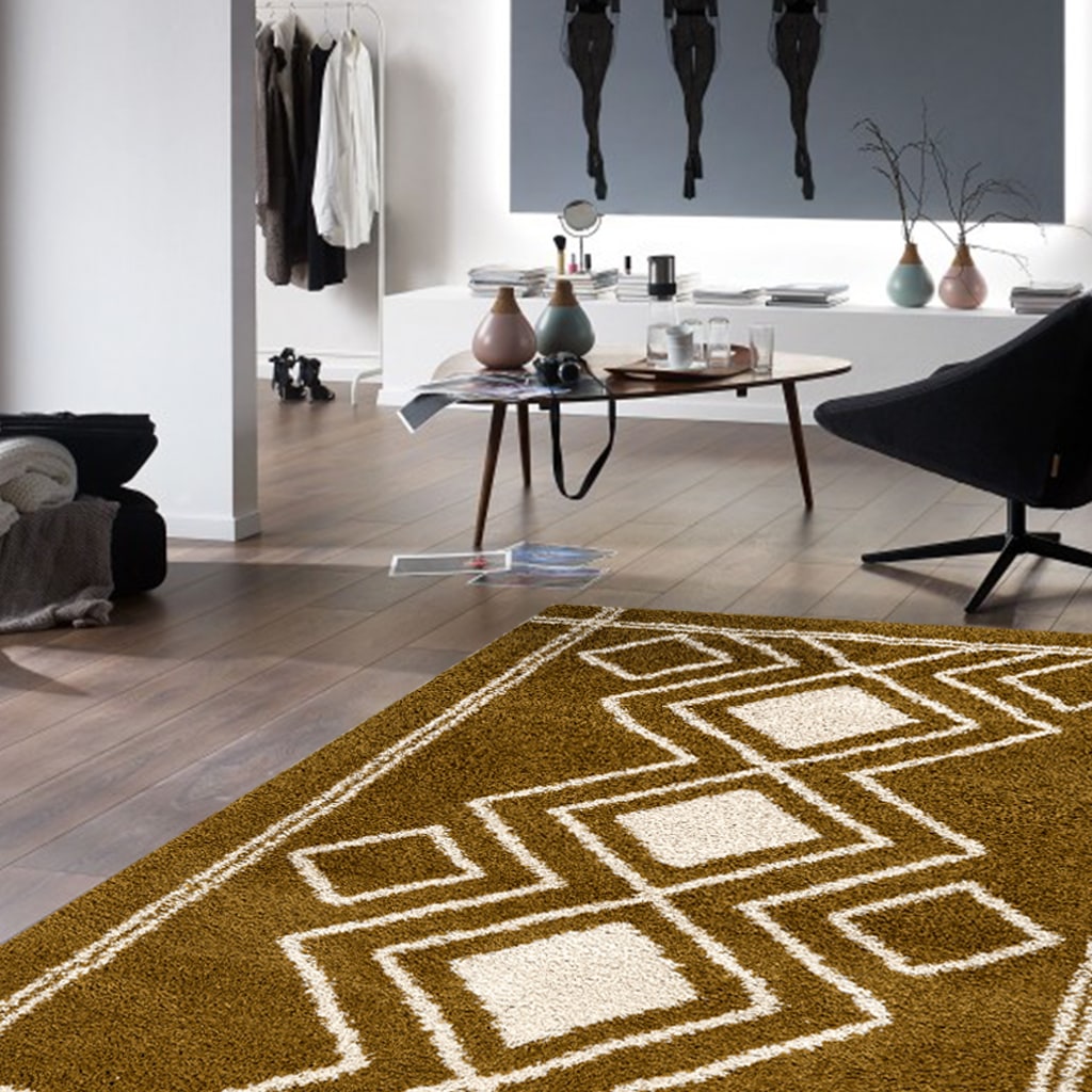 Ashton Rug - Mustard Cream 04 2