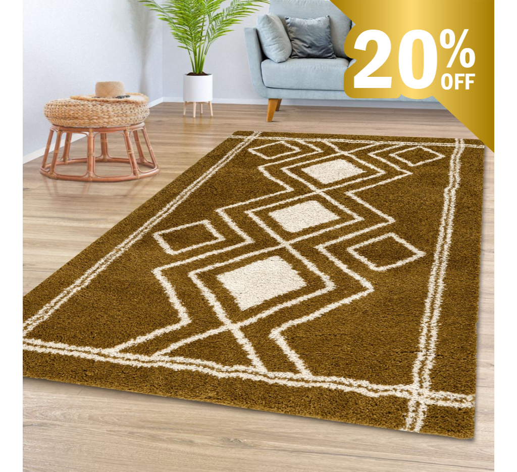 Ashton Rug - Mustard Cream 04 8