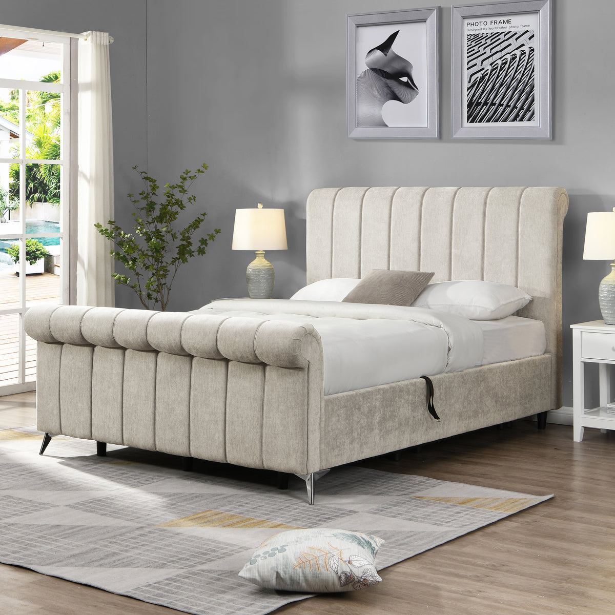 Carlow Beige Bed