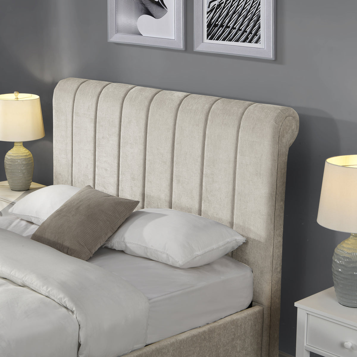Carlow Beige Bed 3