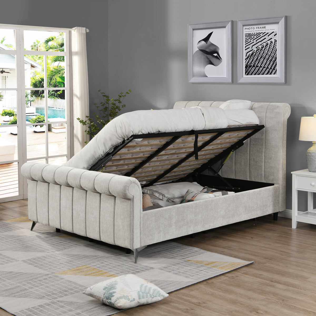 Carlow Beige Bed 5