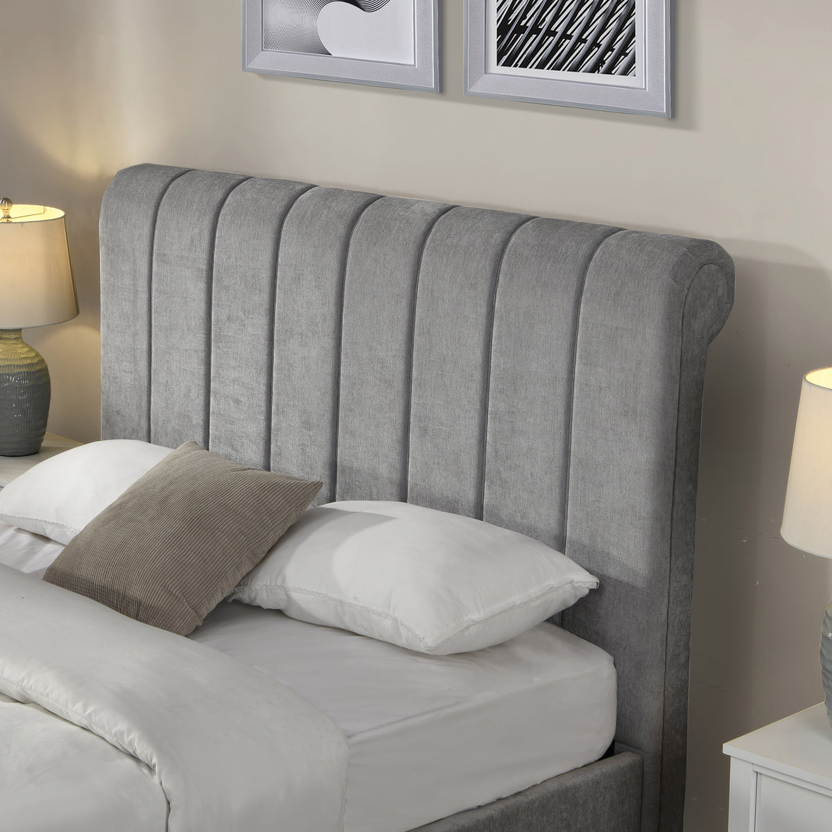 Carlow Grey Bed 3
