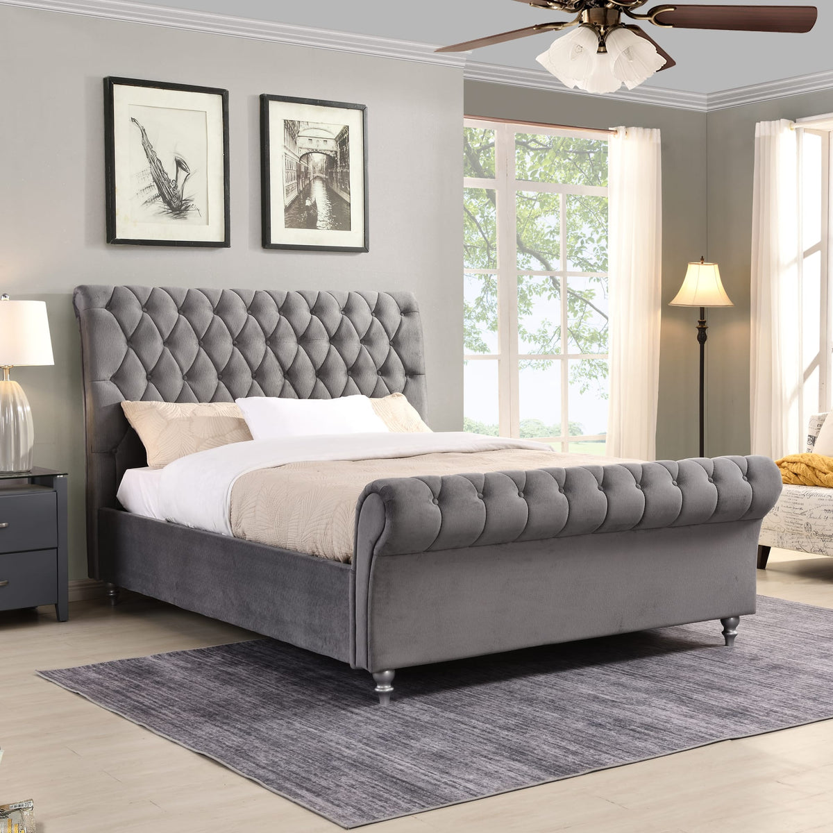 Kilkenny Grey Bed 2