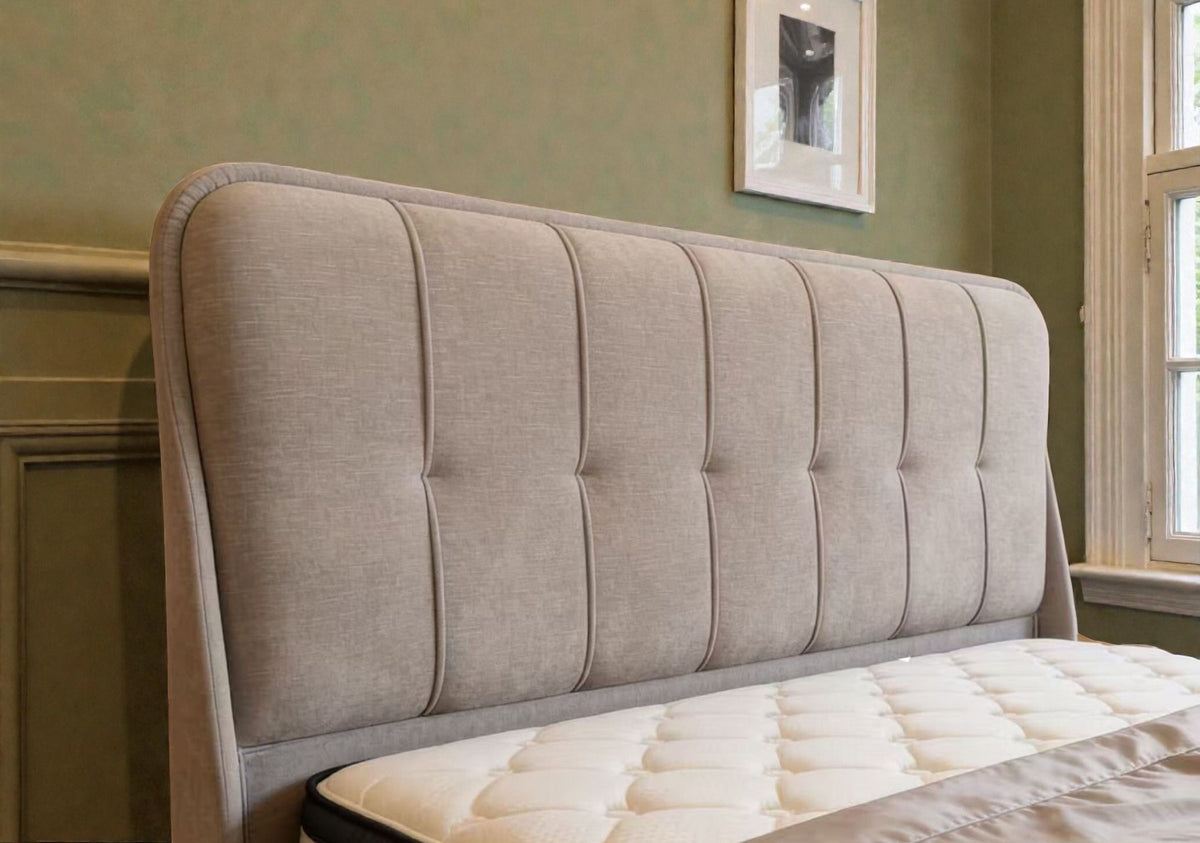 Limerick Beige Storage Bed 6