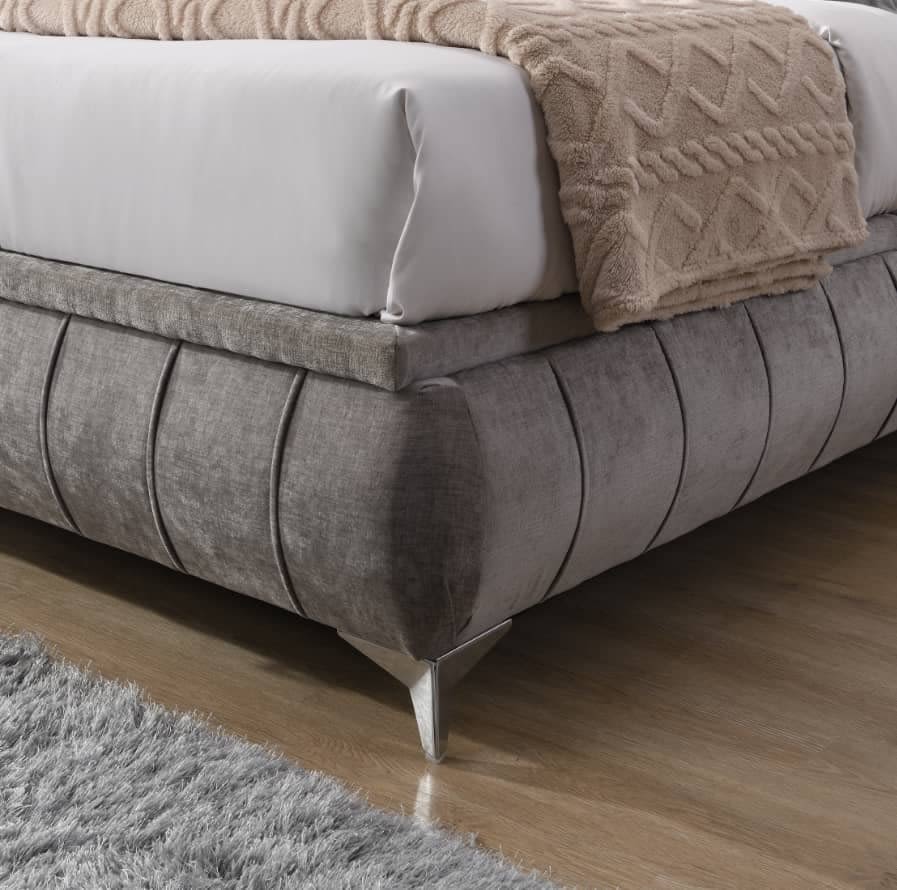 Limerick Grey Storage Bed 2