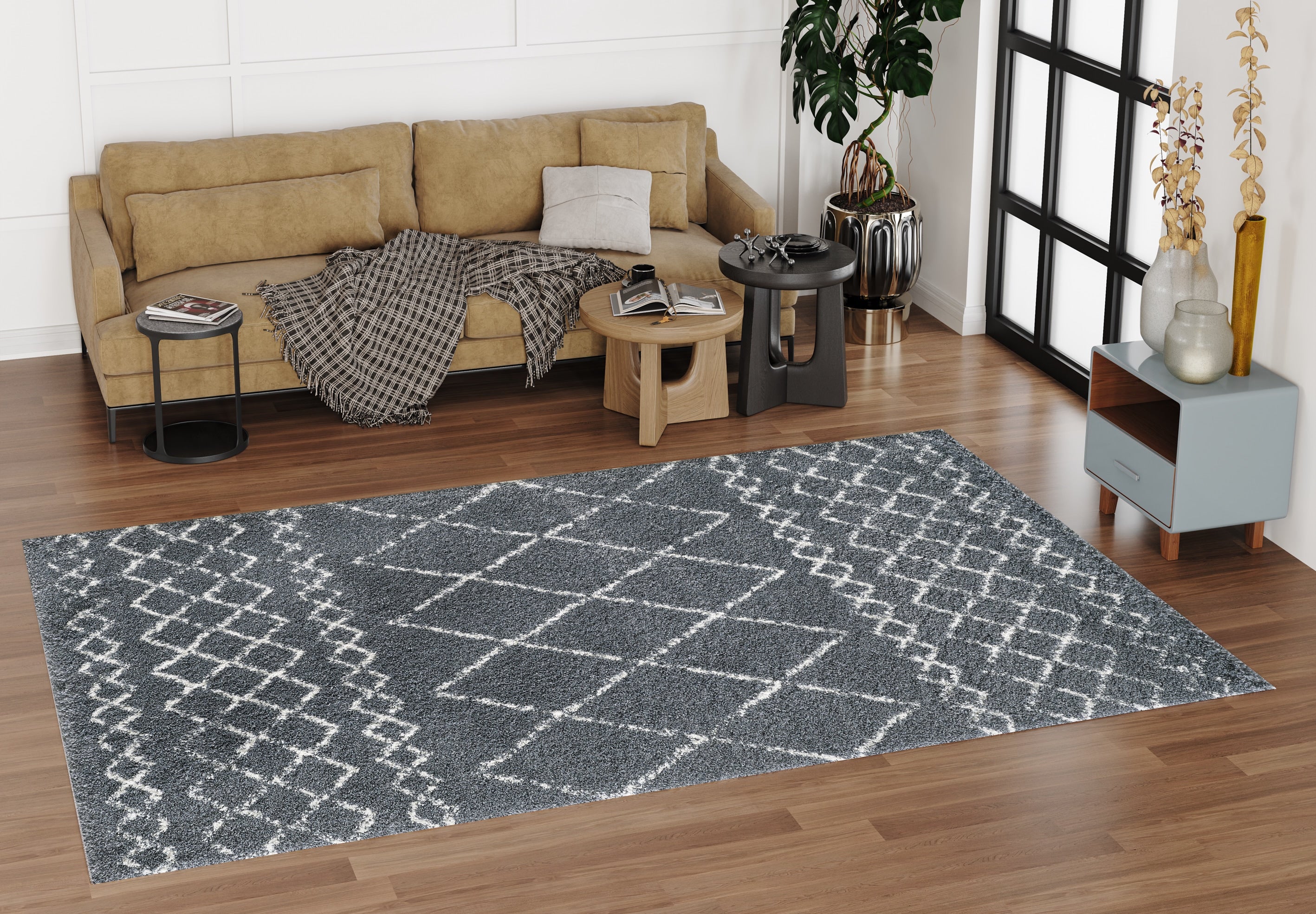 Venice Rug - Grey 1721 6