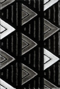 Venus Rug - Black Grey