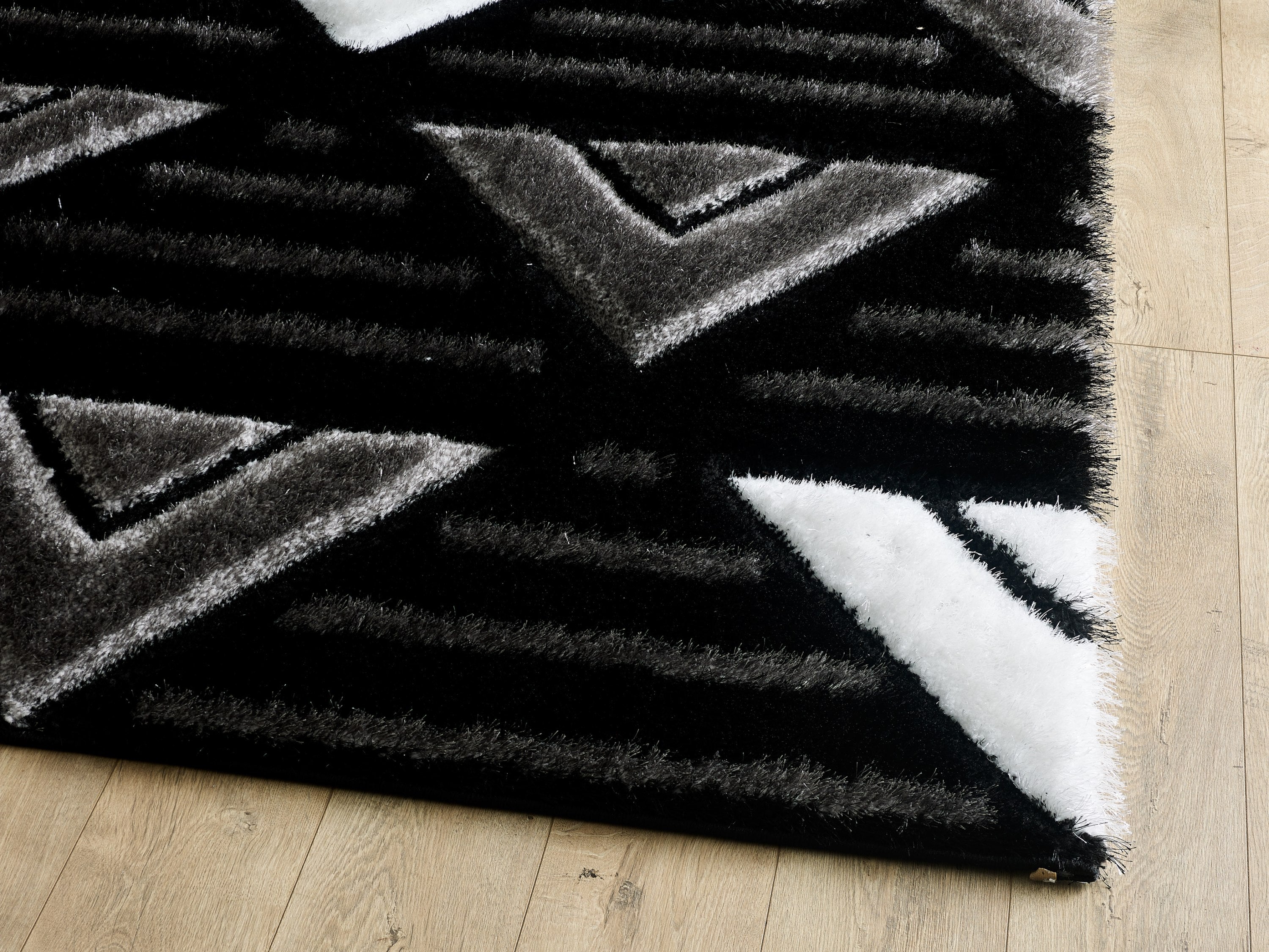 Venus Rug - Black Grey 2