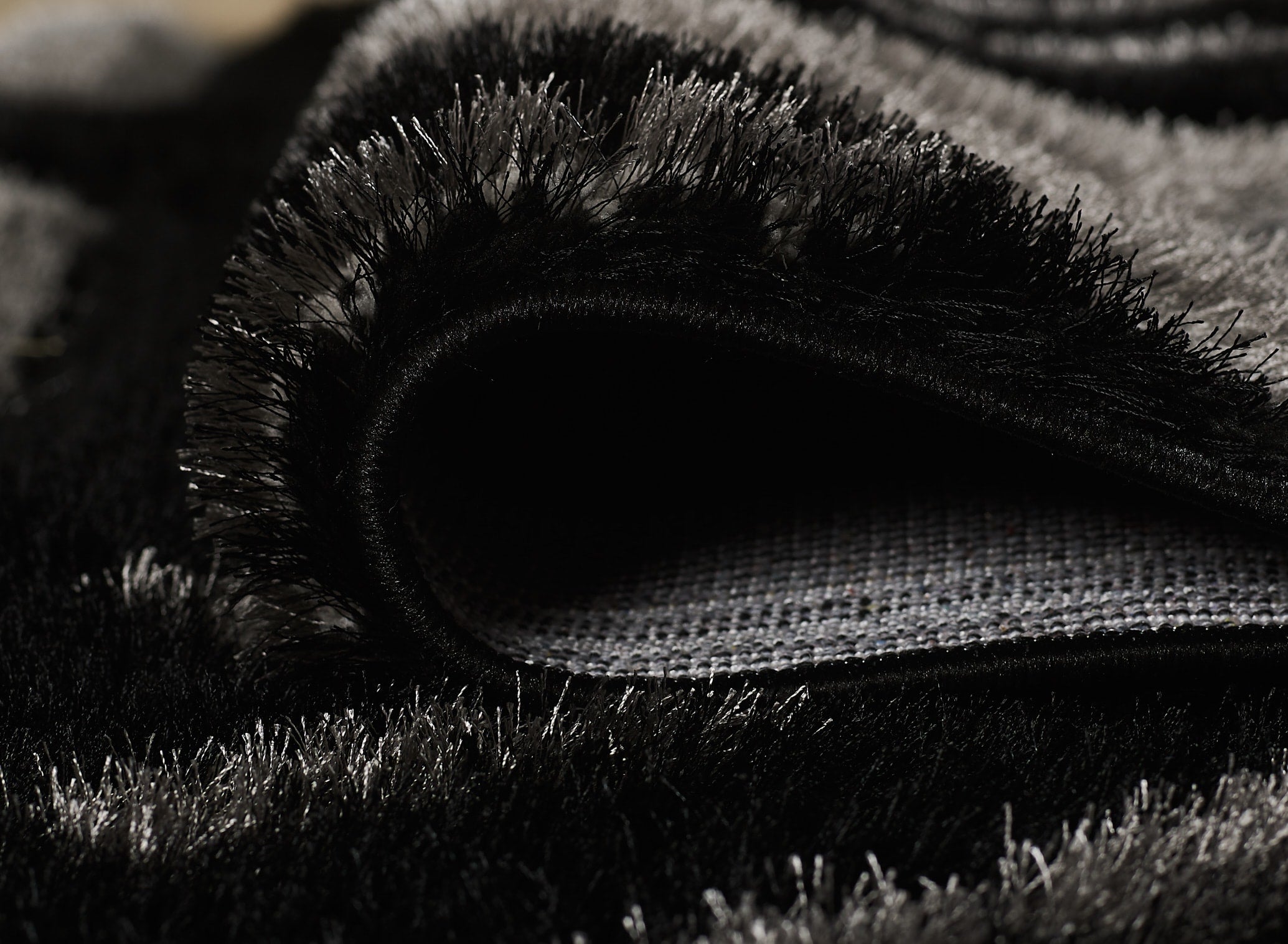 Venus Rug - Black Grey 3