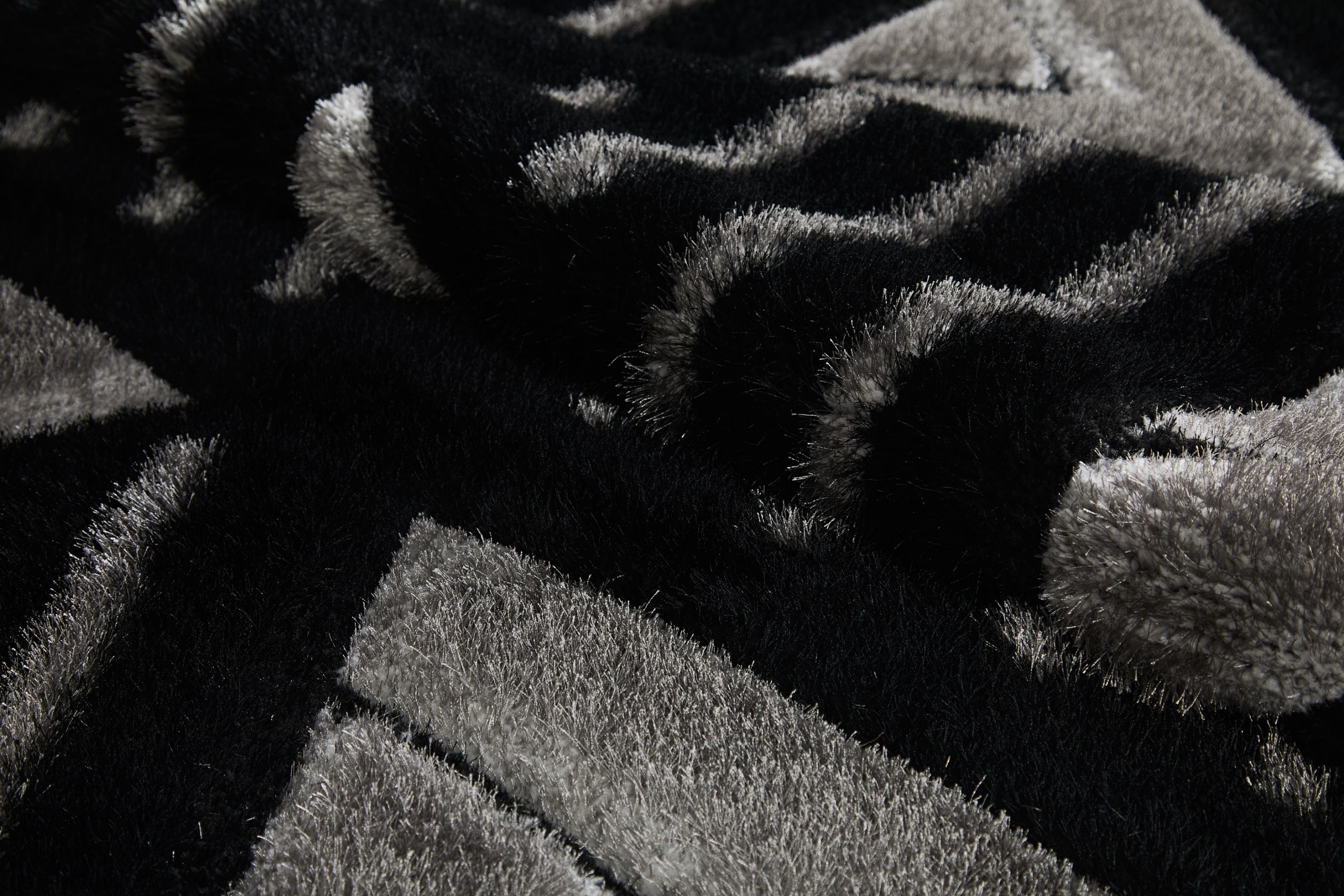 Venus Rug - Black Grey 5
