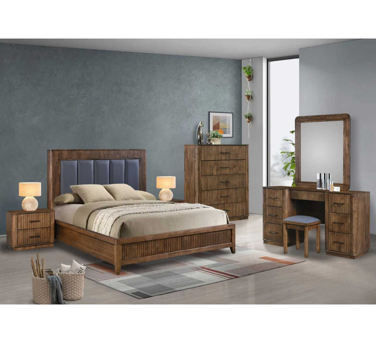 Vienna Bed ( Grey ) 8